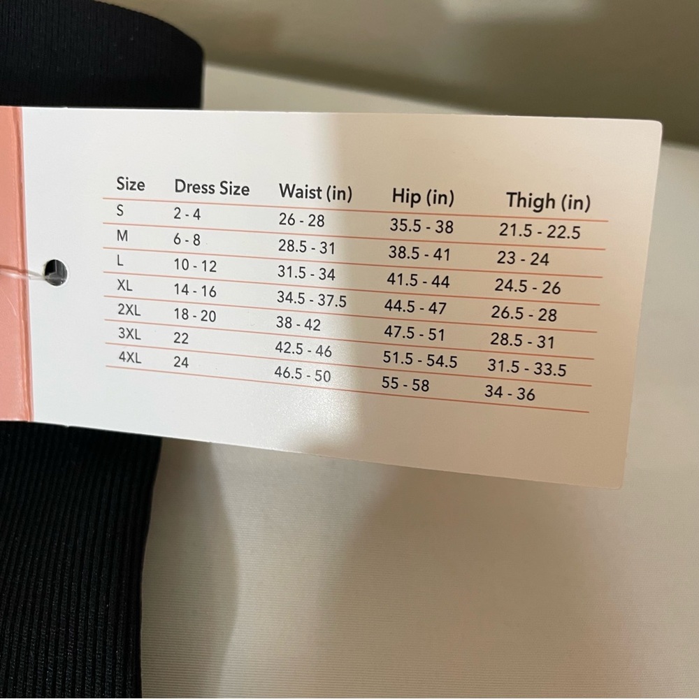 Shapermint Essentials NWT Women’s‎ High Waisted Shaping Leggings - Black Size XL - Picture 5 of 7